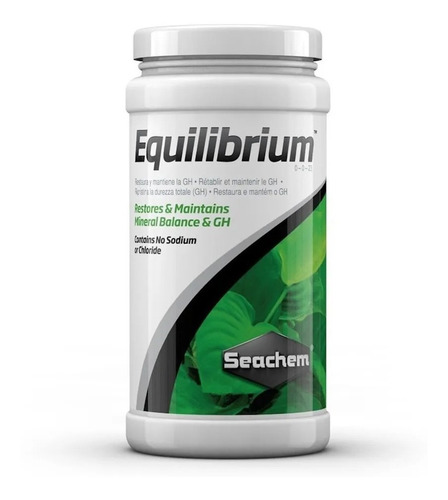 Seachem Equilibrium 300g Aumenta E Mantém Gh