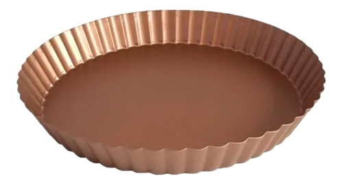 Tartera Molde Pastafrola Antiadherente 25 Cm Cobre