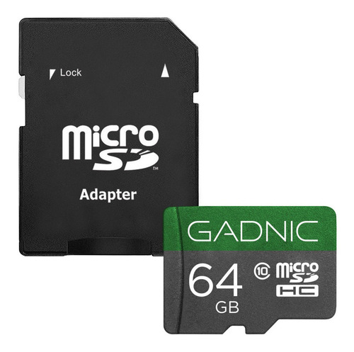 Memoria Micro Sd Gadnic 64 Gb Ultra - 48 Mbs - Clase 10