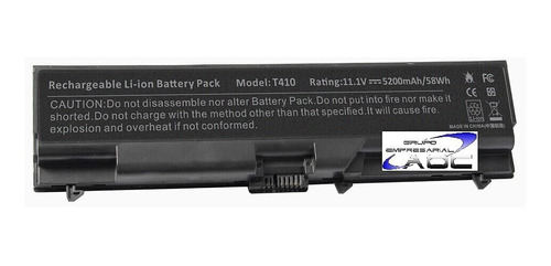 Bateria Lenovo Thinkpad L510 L512 L520 Sl410 Sl510 6 Celdas