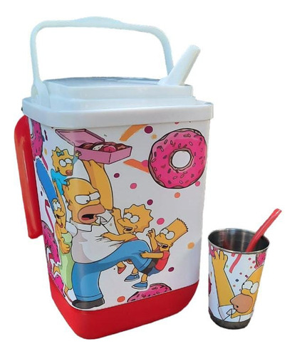 Set Terere Termo.lar 3lts + Vaso + Bombilla Diseños Varios