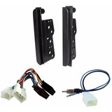 Plug De Som Antena Toyota Etios Moldura 2 Din Black Piano