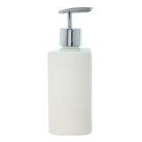 Frasco Lavabo Retangular Branco Para Sabonete Liquido 250ml