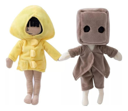 Pack 2 Muñecos Peluche Little Nightmares Six 28 Cm