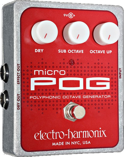 Pedal Electro Harmonix Micro Pog Octava Polifon Envío Cuo