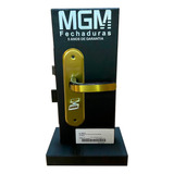 Fechadura Stilo Alavanca Para Porta Wc Banheiro Bronze Mgm