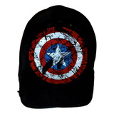 Mochila Capitão America Ref=299 Costura Reforçada