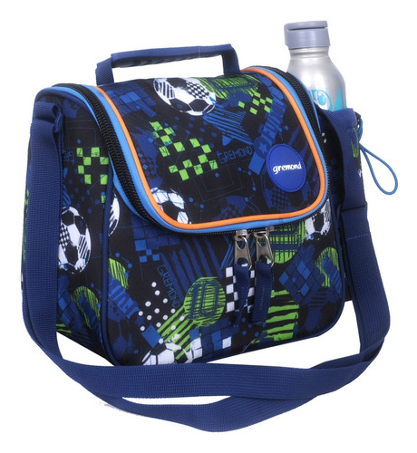 Gremond Lunchera Kids P/ Botella Potrero 05680120062 Color Azul