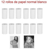 12 Rollos De Papel Térmico Peripage Paperang P1 P2 A6