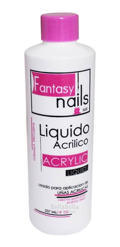 Monomero Liquido Acrílico  Para Uñas Fantasy Nails 8 Oz