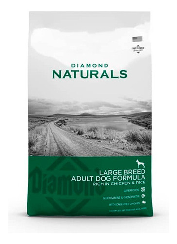 Diamond Naturals Perro Adulto Razas Grandes 15 Kg