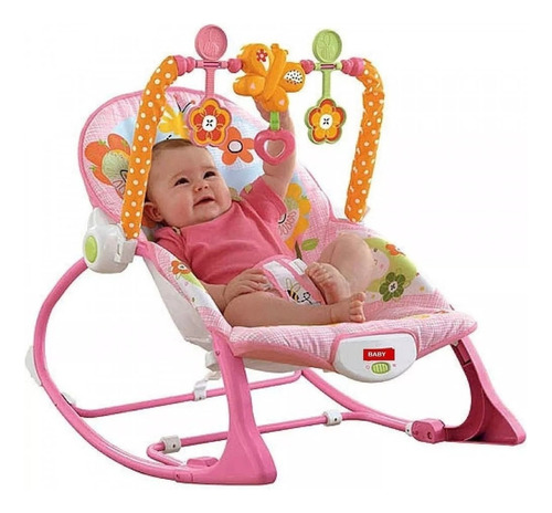 Silla Vibradora Mecedora Musical Niña-niños Baby Rocker Coneja