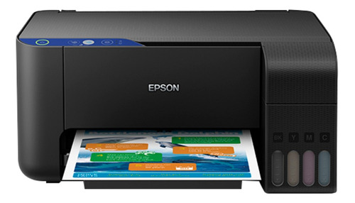 Impresora A Color Epson Ecotank L3110 Negra 220v