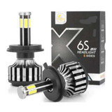 Luces Turbo Led Para Auto X6s 6 Caras 68000lm H7 Con Canbus