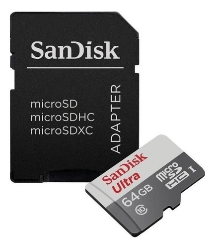 2x Cartão De Memória Micro Sd 64gb Classe 10 Sandisk