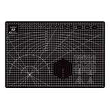 Base Tabla Tablero De Corte A3 Medidas 45x30 Cm Patchwork Color Negro