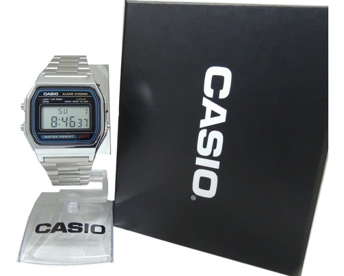 Relógio Casio Vintage A158wa-1df - Nota Fiscal E Garantia Oficial Casio 