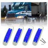 4 Plafones 12 Led Tipo Peter Laterales Remolque Caja Trailer