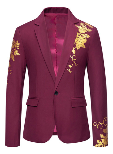 Chaqueta Tipo Blazer Con Botones Y Estampado De B Formal Par