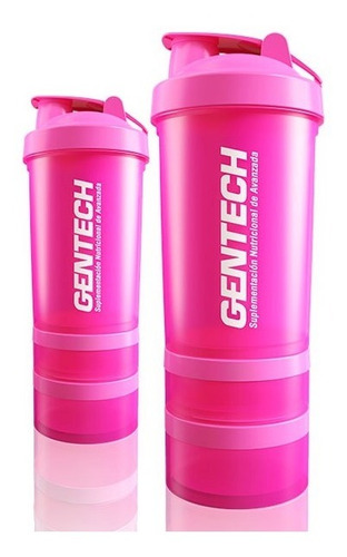 Gentech Vaso Mezclador Blender Shaker Rosa 500ml 3 En 1