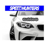 Vinilo Speed Hunters Azul Franja Calcomanía Sticker Auto