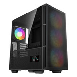 Gabinete Deepcool Ch560 Digital Cristal Argb 4 Vent Negro