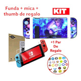 Kit Nintendo Switch  Case Protector + Mica + Thumb 07