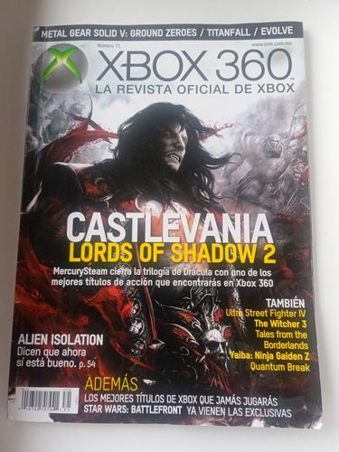 Revista Castlevania Lord Of Shadow 2 Xbox 360