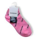 Calcetas Balenciaga Tines Unisex Bb Logo 1 Par Con Envio