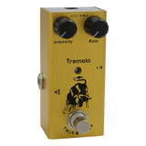 Effect Pedal Bypass Electric Tremolo (amarelo) Effector