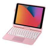 Funda Con Teclado Marca Ini / Para iPad 9.7  / Pink