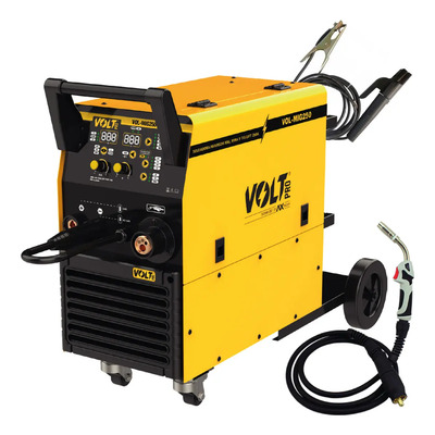 Soldadora Microalambre Inverter Volt Pro 250 Amp 220v Mig Gas\u002F No Gas, Electrodo Y Tig Lift | Meses sin interés