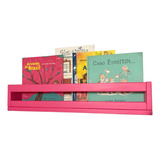 Prateleira Colorida Livro Infantil Montessori Fr Sup 80cm