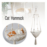 . Hamaca For Gatos, Ventana, Macramé, Cama Colgante For Gato