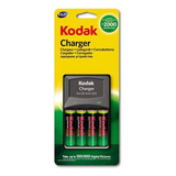 Cargador Baterias Kodak Recargables Pila Aa 4 Pilas 2100 Mah