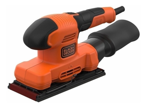 Lixadeira   Orbital Black+decker Bew220  Preta E Laranja 150w 127v