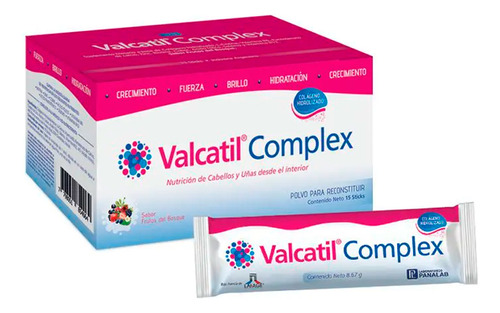 Valcatil Complex Cabello Y Uñas Frutos Del Bosque X15 Sticks