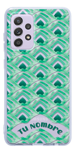 Funda Para Galaxy Para Mujer Acuarela Personalizado Nombre