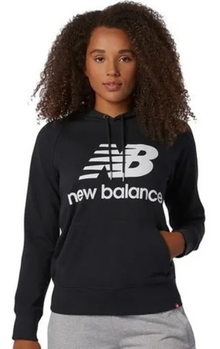 Buzo New Balance Essentials Mujer Sport Canguro Wt91523