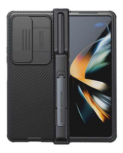 Funda Nillkin Para Galaxy Z Fold4 Pencil Set + Hidrogel Color Black