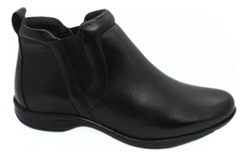 Bota Botinha Casual Social 100% Couro Legitimo Cano Curto