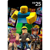 Roblox Gift Card Cartão Presente R$ 25 Reais Digital Key 