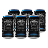 Pack De 6 Latas Bebida Jack Daniel`s Mineral 350ml