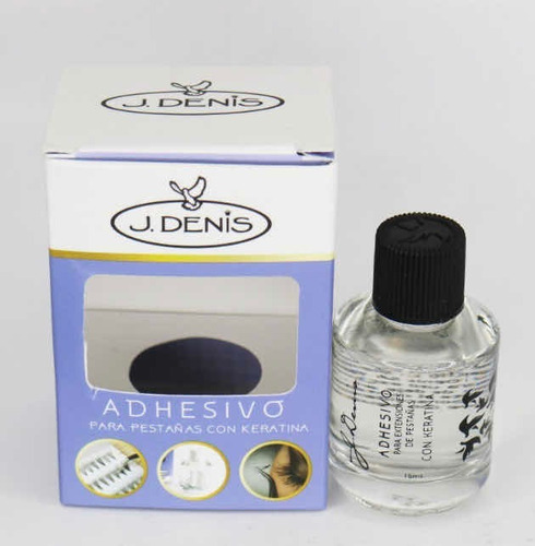 Adhesivo Transparente Para Pestaña Keratina J Denis 15 Ml