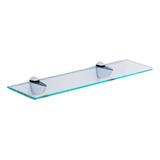 Repisa De Cristal Templado Rectangular Elegante 60x20