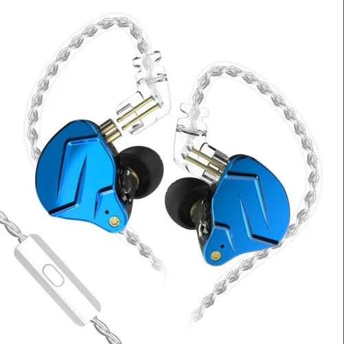 Audífonos Kz Zsn Pro X Azul Con Micrófono 