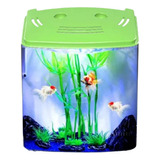 Aquário Sunsun Ats-220 Led Beteira 5,5l Betta Verde Bivolt