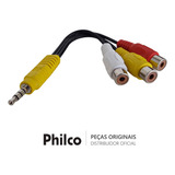 Adaptador Cabo Av Rca X P3 Tv Philco Ptv32d10n5skh Original