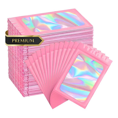 100 Bolsas Plástico Rosa 10*18 Cm Gomitas, Boutique, Joyería | MercadoLibre