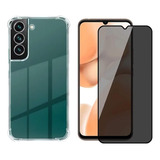 Kit Capa Capinha Para Galaxy A13 5g + Pelicula Privacidade